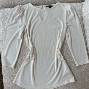 NWOT EXPRESS Cream Long Sleeve Blouse